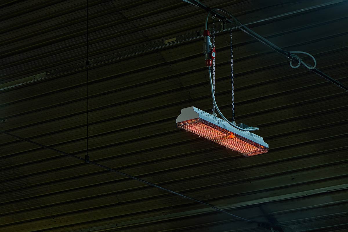 Lampade infrarossi uso industriale
